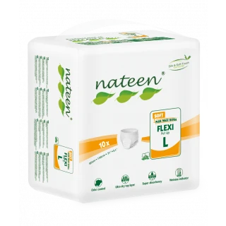 حفائض كبار السن Nateen كلوت مقاس لارج Large عبوة 10 قطع
