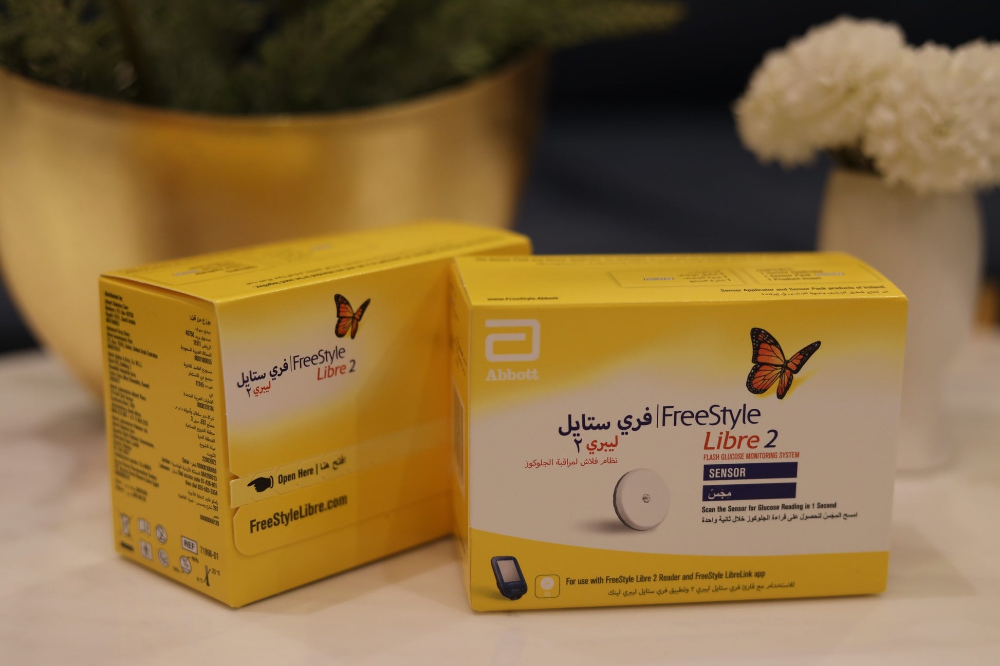 8 علب حساس سينسور فري ستايل الاصدار الثاني - حساس قياس السكر بالدم - فري ستايل ليبرى 2 - Free Style Libre 2