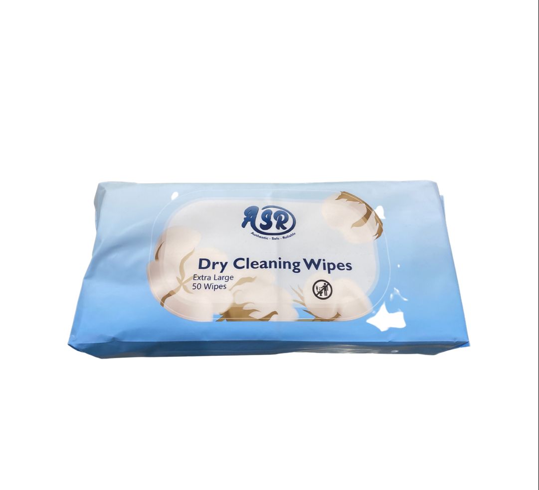 كرتون مناديل جافة dry cleaing wipes