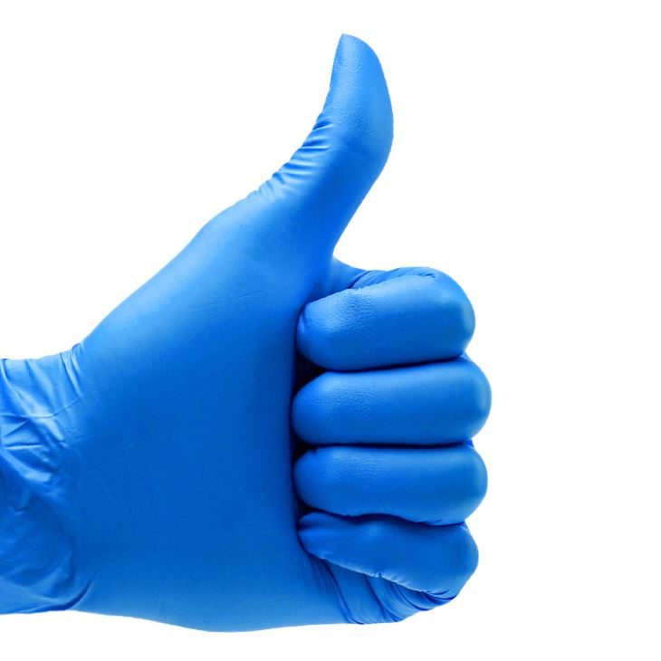 قفاز نترايل nitrile مقاسات